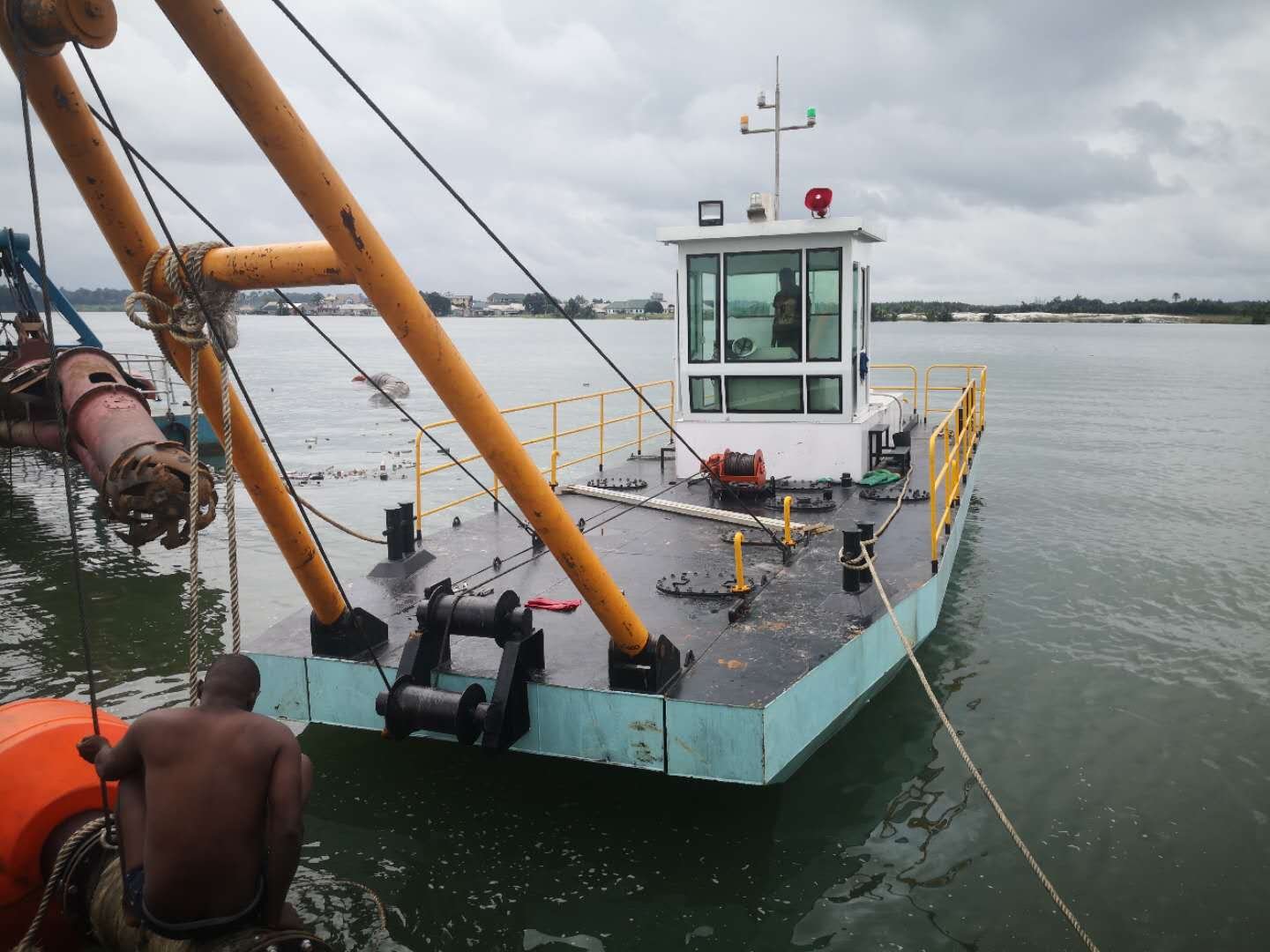 15m Workboat with A-Frame